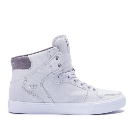 Supra Vaider Mens High Tops Shoes White UK 87LKC